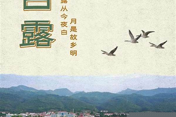 九月白露又秋分,秋收秋种闹纷纷,都有哪些