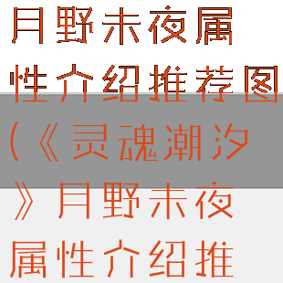 《灵魂潮汐》月野未夜属性介绍推荐图(《灵魂潮汐》月野未夜属性介绍推荐图)