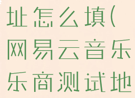 网易云音乐乐商测试地址怎么填(网易云音乐乐商测试地址怎么填的)