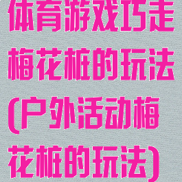 体育游戏巧走梅花桩的玩法(户外活动梅花桩的玩法)