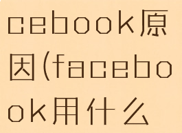 中国禁止facebook原因(facebook用什么加速器好)