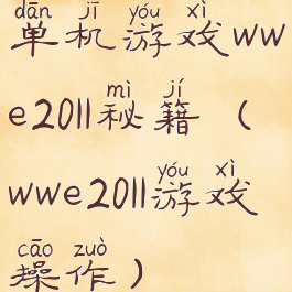 单机游戏wwe2011秘籍(wwe2011游戏操作)