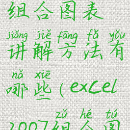 excel制作组合图表讲解方法有哪些(excel2007组合图表制作)