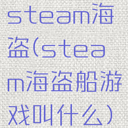 steam海盗(steam海盗船游戏叫什么)