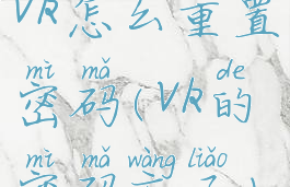 vk怎么重置密码(vk的密码忘了)